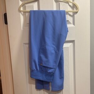 FIGS Ceil Blue High Waisted Livingston Scrub Pants - Size Small Tall